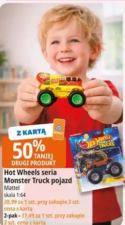 E.Leclerc Hot Wheels seria Monster Truck pojazd Mattel oferta