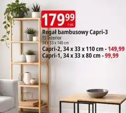 E.Leclerc Regał bambusowy Capri-3 TS Interior oferta