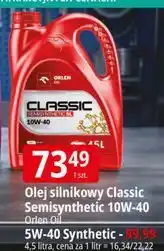 E.Leclerc Olej silnikowy Classic Semisynthetic 10W-40 Orlen Oil oferta