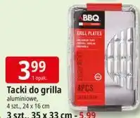 E.Leclerc Tacki do grilla aluminiowe, 4 szt., 24 x 16 cm oferta