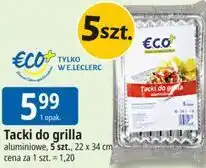 E.Leclerc Tacki do grilla aluminiowe, 5 szt., 22 x 34 cm oferta