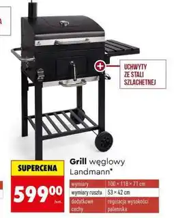 Biedronka Grill węglowy Landmann oferta