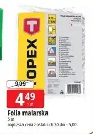 E.Leclerc Folia malarska 5 x 3 m Topex oferta