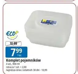 E.Leclerc Pojemniki hermetyczne 900 ml Eco+ oferta