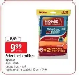 E.Leclerc Ścierki z mikrofibry uniwersalne Home Sweet oferta