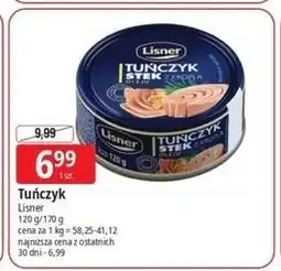 E.Leclerc Tuńczyk stek z kroplą sosu własnego Lisner oferta