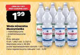 Netto Woda mineralna średnionasycona oferta