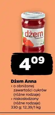 Netto Dżem o obniżonej zawartości cukrów (różne rodzaje) oferta