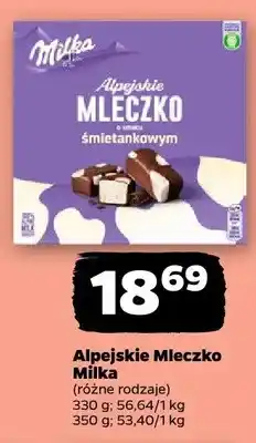 Netto Alpejskie Mleczko (różne rodzaje) oferta