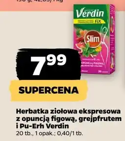 Netto Herbatka ziołowa ekspresowa z opuncją figową, grejpfrutem i Pu-Erh oferta