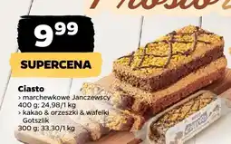 Netto Ciasto makowo-porzeczewsy, kakao & orzeszki & wafeli, Gotszlik oferta