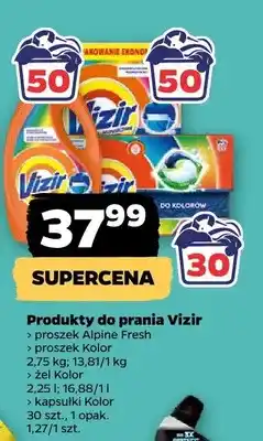 Netto Produkty do prania Vizir proszek Alpine Fresh lub proszek Kolor, kapsułki Kolor oferta