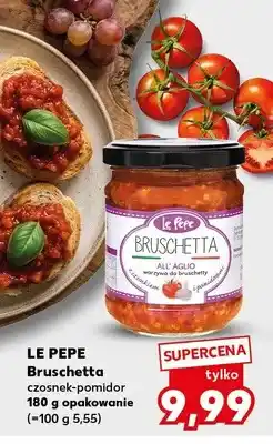 Kaufland Bruschetta czosnek-pomidor 180g opakowanie oferta