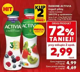 Kaufland Jogurt pitny różne rodzaje 280/270g opakowanie oferta