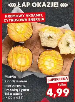 Kaufland Muffin z nadzieniem mascarpone, limonki i yuzu oferta