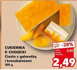Kaufland Ciasto z galaretką i brzoskwiniami oferta