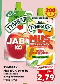 Kaufland Mus 100% z owoców różne rodzaje oferta