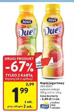 Intermarche Napój jogurtowy wybrane rodzaje oferta