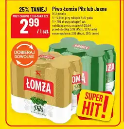 Polomarket Piwo Łomża Pils lub Jasne oferta