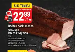 Polomarket Boczek paski mocno wędzony Rzeźnik Szymon oferta