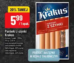 Polomarket Parówki z szynki Krakus Animex oferta