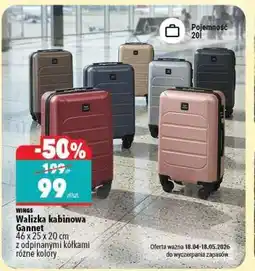 Biedronka Walizka kabinowa Gannet oferta