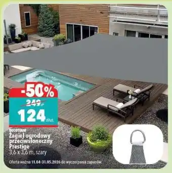 Biedronka Żagiel ogrodowy przeciwsłoneczny Prestige oferta