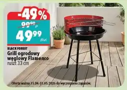 Biedronka Grill ogrodowy węglowy Flamenco oferta