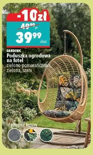 Poduszka ogrodowa na fotel