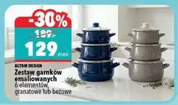 Biedronka Zestaw garnków emaliowanych oferta