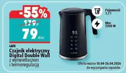 Biedronka Czajnik elektryczny Digital Double Wall oferta