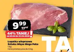 Netto Łopatka wieprzowa Sztuka Mięsa Mega Paka oferta