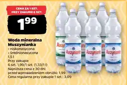 Netto Woda mineralna MUSZYNIANKA oferta