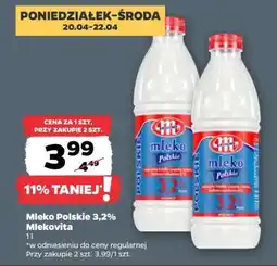 Netto Mleko Polskie 3,2% Mlekovita oferta