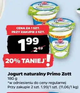 Netto Jogurt naturalny PRIMO ZOTT oferta