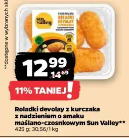 Netto Roladki devolay z kurczaka z nadzieniem o smaku maślano-czosnkowym Sun Valley oferta
