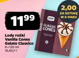Netto Lody rożki Vanilla Cones Gelato Classico oferta