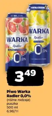 Netto Piwo Warka Radler 0,0% oferta