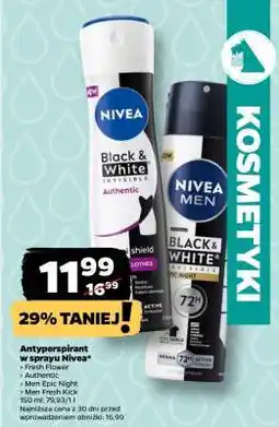 Netto Antyperspirant w sprayu Nivea oferta