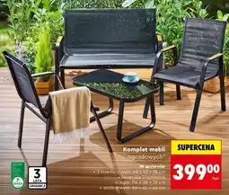 Biedronka Komplet mebli ogrodowych oferta
