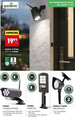 Biedronka Zestaw 2 lamp LED lub lampa oferta