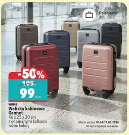 Biedronka Walizka kabinowa Gannet oferta