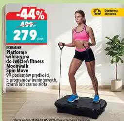 Biedronka Platforma wibracyjna do ćwiczeń fitness Moonwalk Spin Move EXTRALINK oferta