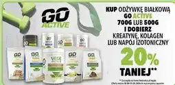 Biedronka Odżywka białkowa GO ACTIVE 700g lub 500g i dobierz kreatynę, kolagen lub napój izotoniczny oferta