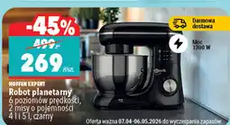 Biedronka Robot planetarny 6 poziomów prędkości, 2 misy o pojemności 4 l i 5 l, czarny oferta