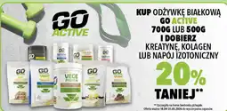 Biedronka Odżywka białkowa 700g lub 500g, kreatyna, kolagen lub napój izotoniczny GO ACTIVE oferta