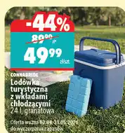 Biedronka Lodówka turystyczna z wkładami chłodzącymi 24 l, granatowa CONABRIDE oferta