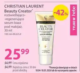 Hebe Beauty Creator rozświetlająco-regenerujące serum-baza pod makijaż oferta