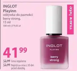 Hebe Playinn odżywka do paznokci berry strong oferta