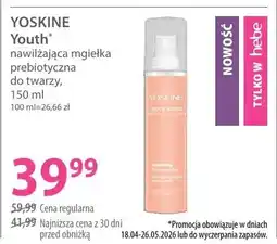 Hebe Nawilżająca mgiełka prebiotyczna do twarzy oferta